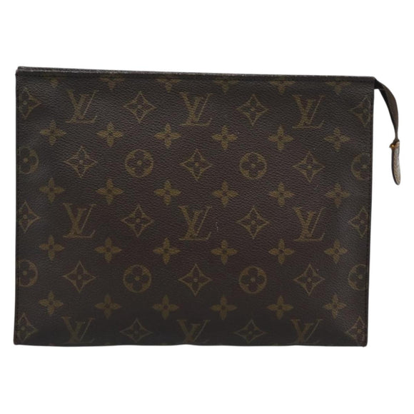 LOUIS VUITTON Monogram Poche Toilette 26 Pouch M47542 LV Auth ep15050