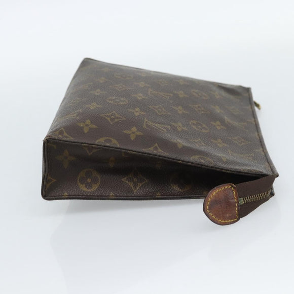 LOUIS VUITTON Monogram Poche Toilette 26 Pouch M47542 LV Auth ep15050