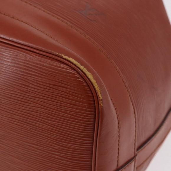 LOUIS VUITTON Epi Noe Shoulder Bag Brown M44028 LV Auth ep15053