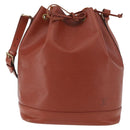 LOUIS VUITTON Epi Noe Shoulder Bag Brown M44028 LV Auth ep15053-13
