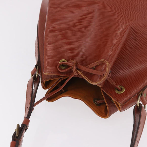 LOUIS VUITTON Epi Noe Shoulder Bag Brown M44028 LV Auth ep15053