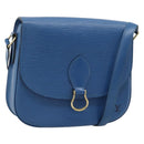 LOUIS VUITTON Epi Saint Cloud GM Shoulder Bag Toledo Blue M52195 LV Auth ep15054-1
