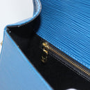 LOUIS VUITTON Epi Saint Cloud GM Shoulder Bag Toledo Blue M52195 LV Auth ep15054-24