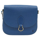 LOUIS VUITTON Epi Saint Cloud GM Shoulder Bag Toledo Blue M52195 LV Auth ep15054-13