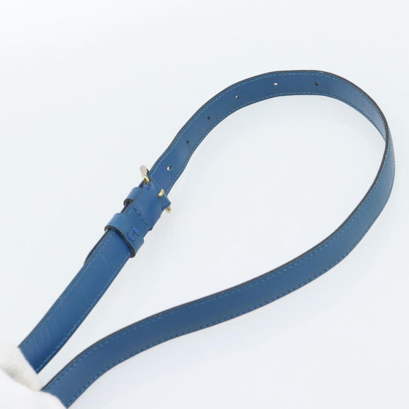 LOUIS VUITTON Epi Saint Cloud GM Shoulder Bag Toledo Blue M52195 LV Auth ep15054