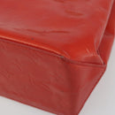 LOUIS VUITTON Monogram Vernis Reade PM Hand Bag Red Rouge M91088 LV Auth ep15057-15
