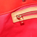 LOUIS VUITTON Monogram Vernis Reade PM Hand Bag Red Rouge M91088 LV Auth ep15057-20