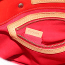 LOUIS VUITTON Monogram Vernis Reade PM Hand Bag Red Rouge M91088 LV Auth ep15057-12