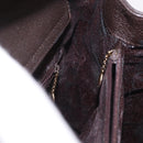GUCCI Bamboo Hand Bag Suede Brown Gold 002 1186 0260 Auth ep15058-21