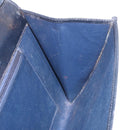 GUCCI Chain Shoulder Bag Leather Navy Gold Auth ep15061-19