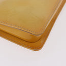 LOUIS VUITTON Monogram Vernis Lexington Pouch Beige M91010 LV Auth ep15062A-14