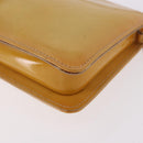 LOUIS VUITTON Monogram Vernis Lexington Pouch Beige M91010 LV Auth ep15062A-9