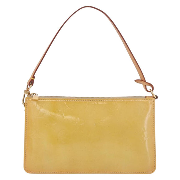 LOUIS VUITTON Monogram Vernis Lexington Pouch Beige M91010 LV Auth ep15062A
