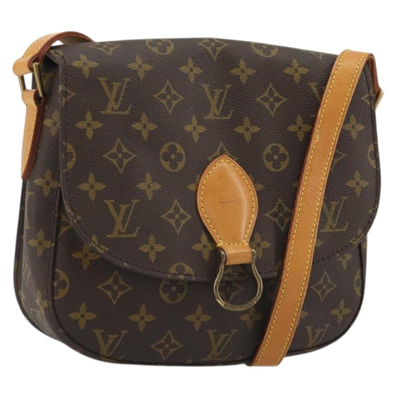 LOUIS VUITTON Monogram Saint Cloud GM Shoulder Bag M51242 LV Auth ep15064A