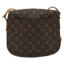LOUIS VUITTON Monogram Saint Cloud GM Shoulder Bag M51242 LV Auth ep15064A-2