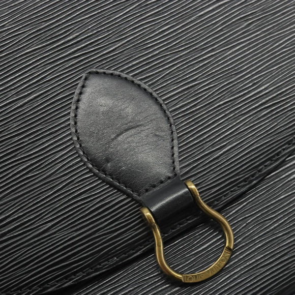 LOUIS VUITTON Epi Saint Cloud GM Shoulder Bag Black Noir M52192 LV Auth ep15065A