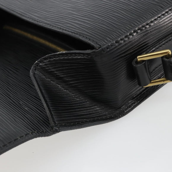 LOUIS VUITTON Epi Saint Cloud GM Shoulder Bag Black Noir M52192 LV Auth ep15065A