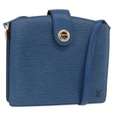 LOUIS VUITTON Epi Capuchin Shoulder Bag Blue M52345 LV Auth ep15066-1