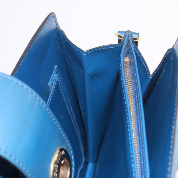 LOUIS VUITTON Epi Capuchin Shoulder Bag Blue M52345 LV Auth ep15066