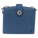 LOUIS VUITTON Epi Capuchin Shoulder Bag Blue M52345 LV Auth ep15066-13