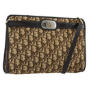 Christian Dior Trotter Canvas Shoulder Bag Beige Auth ep15067-1