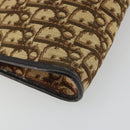 Christian Dior Trotter Canvas Shoulder Bag Beige Auth ep15067-14