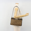 Christian Dior Trotter Canvas Shoulder Bag Beige Auth ep15067-20