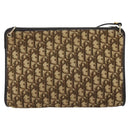 Christian Dior Trotter Canvas Shoulder Bag Beige Auth ep15067-2