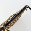 Christian Dior Trotter Canvas Shoulder Bag Beige Auth ep15067-6