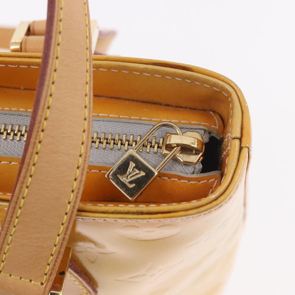LOUIS VUITTON Monogram Vernis Houston Hand Bag Gris M91053 LV Auth ep15069