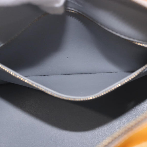 LOUIS VUITTON Monogram Vernis Houston Hand Bag Gris M91053 LV Auth ep15069