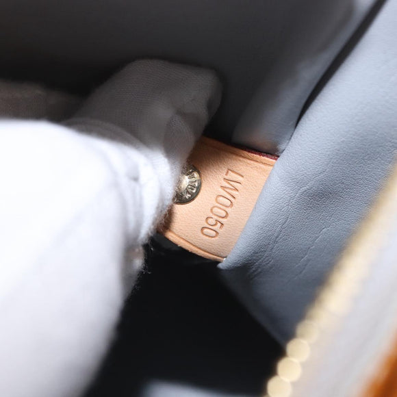 LOUIS VUITTON Monogram Vernis Houston Hand Bag Gris M91053 LV Auth ep15069