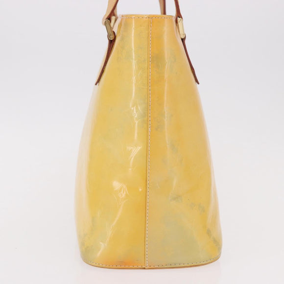 LOUIS VUITTON Monogram Vernis Houston Hand Bag Gris M91053 LV Auth ep15069