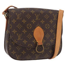 LOUIS VUITTON Monogram Saint Cloud GM Shoulder Bag M51242 LV Auth ep15070A-1