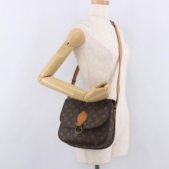 LOUIS VUITTON Monogram Saint Cloud GM Shoulder Bag M51242 LV Auth ep15070A