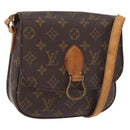 LOUIS VUITTON Monogram Saint Cloud MM Shoulder Bag M51243 LV Auth ep15072-1