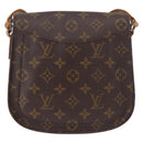 LOUIS VUITTON Monogram Saint Cloud MM Shoulder Bag M51243 LV Auth ep15072-2