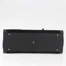 GUCCI Bamboo Hand Bag Suede Black Gold 002 1186 0260 Auth ep15073-5