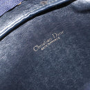 Christian Dior Trotter Canvas Shoulder Bag Navy Gold Auth ep15075-17