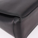 GUCCI Hand Bag Leather Black Gold Auth ep15076-15