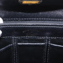 GUCCI Hand Bag Leather Black Gold Auth ep15076-18