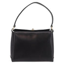 GUCCI Hand Bag Leather Black Gold Auth ep15076-13