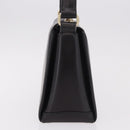 GUCCI Hand Bag Leather Black Gold Auth ep15076-4