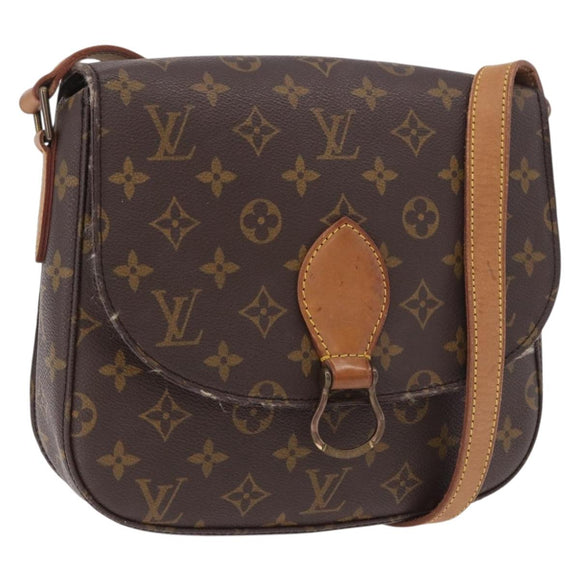 LOUIS VUITTON Monogram Saint Cloud GM Shoulder Bag M51242 LV Auth ep15077
