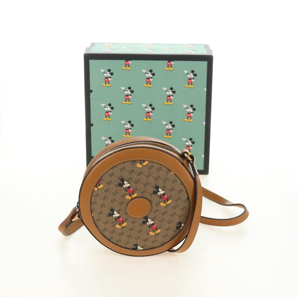 GUCCI Micro GG Supreme Disney Collaboration Bag PVC Beige 603938 Auth ep15079M