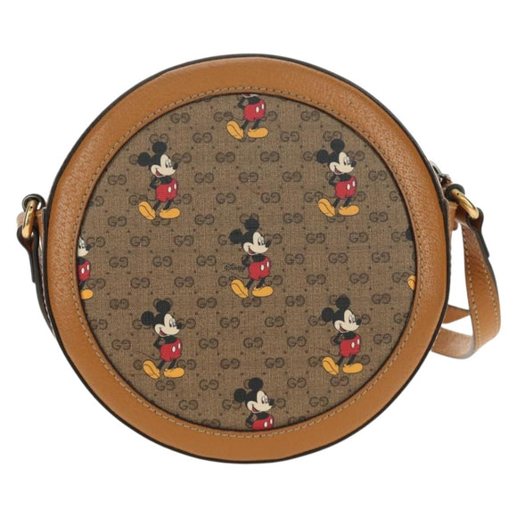GUCCI Micro GG Supreme Disney Collaboration Bag PVC Beige 603938 Auth ep15079M