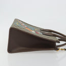 GUCCI GG Supreme Donald Duck Hand Bag PVC 2way Beige Gold 648134 Auth ep15080M-3