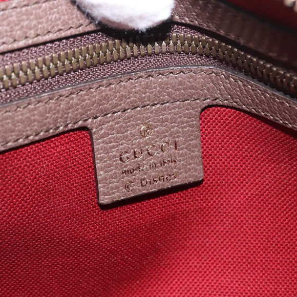 GUCCI GG Supreme Disney Collaboration Waist bag PVC Beige 602695 Auth ep15081M