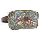 GUCCI GG Supreme Disney Collaboration Waist bag PVC Beige 602695 Auth ep15081M-1