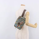 GUCCI GG Supreme Disney Collaboration Waist bag PVC Beige 602695 Auth ep15081M-25